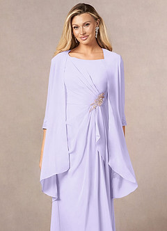 front Azazie Maura Chiffon Wrap