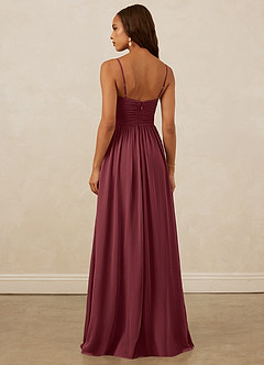 Christian Siriano Bridal for Azazie 1004 Vente Finale Robe Trapèze en Mousseline de soie Rayé Black image2