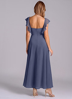 Azazie Leilani Bridesmaid Dresses Stormy A-Line Ruched Chiffon Dress image2