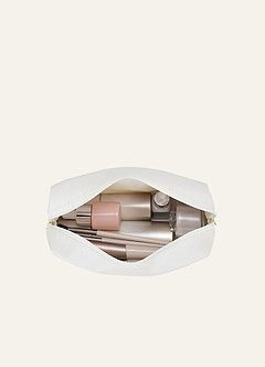 front Initial Letter Cosmetic Bag