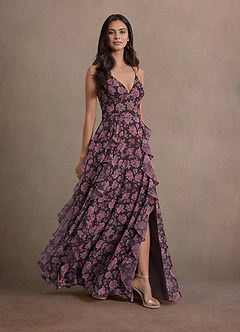 Vestido Lila Multicolor Largo Karin image2