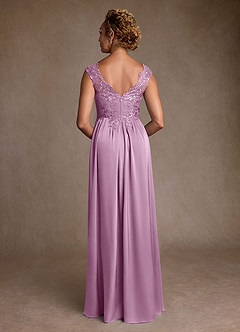 Azazie Amethyst vestidos de madre de la novia Vestido de Glicinia de Encaje de Corte en A image2