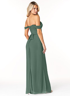Azazie Joretta Bridesmaid Dresses Sea Moss A-Line Sweetheart Neckline Chiffon Convertible Dress image5