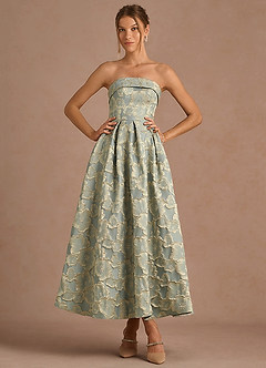 Florentine Blue Maxi Dress image3