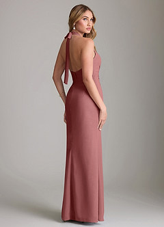 Azazie Valerie Bridesmaid Dresses Amethyst Mermaid Pleated Chiffon Dress image2