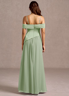 Robe Longue Sauge Poussiéreuse Liora image2