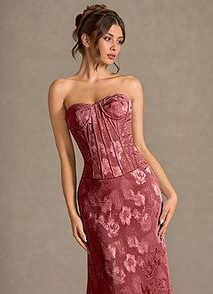 Mireya Vintage Rose Corset Two-Piece Prom Dress image8