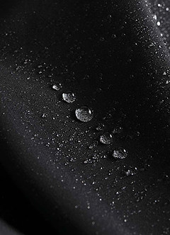 front Whitney Black Refined Weave Performance Full Length Pants Suit