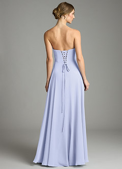 Azazie Ayla Abiti da Damigella Abito A-Line in Chiffon Scollo a Cuore Lavanda image2