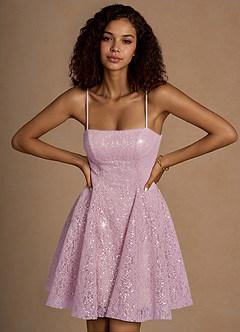 strapless open back dress Tea Rose Flutter Sleeve Flowy Skirt Cotton Mini Dress main image 0
