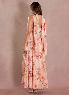 Vestido Ramo Abstracto Floral Maxi Silvana image2