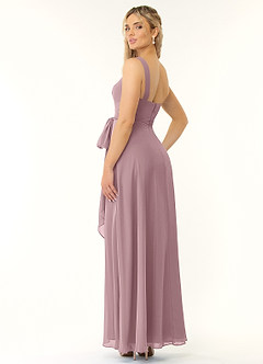 Azazie Alva Bridesmaid Dresses A-Line Convertible Pleated Chiffon Floor-Length Dress image4