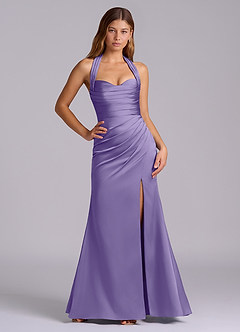Azazie Destiny Robes de demoiselle d'honneur Robe Sirène en Satin extensible Encolure en Forme de Cœur Tahiti image6