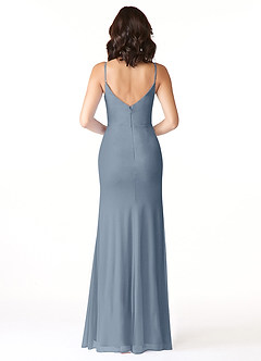 Azazie Deandra Bridesmaid Dresses Twilight Mermaid Pleated Mesh Dress image2