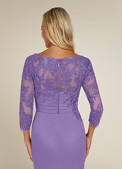 Azazie Alisondra Mother of the Bride Dresses Tahiti Sheath Scoop Lace Lace Dress image6