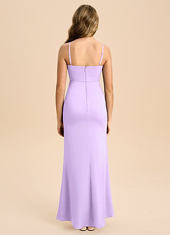 Azazie Buzzy Junior Klä av Tubklänning i Stretch Satin Plisserad image2