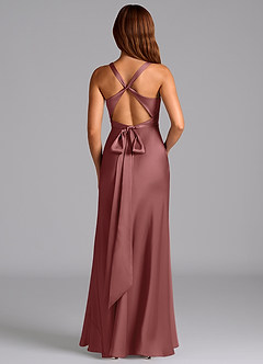 Azazie Hati Brudtärnklänningar Klä av Sjöjungfru i Stretch Satin Ametist image7