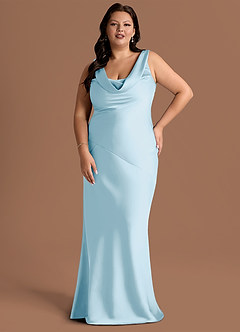 Rylina Sky Blue Maxi Dress image9