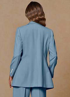 front Rowan Light Blue Refined Weave Performance 3-Piece Suit