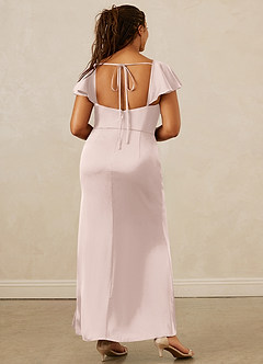 Christian Siriano Bridal for Azazie 1005 Bridesmaid Dresses Blushing Pink Sheath Sweetheart Neckline Stretch Satin Dress image15