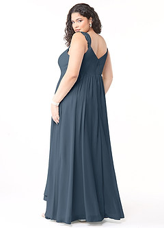 Azazie Cleobella Bridesmaid Dresses Neptune A-Line Sweetheart Lace Chiffon Dress image11