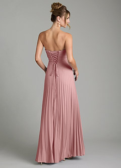 Azazie Tempest Bridesmaid Dresses Dusty Rose Empire Corset Chiffon Convertible Dress image5