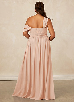Christian Siriano Bridal for Azazie 1014 Brautjungfernkleider A-Linie Schulterfrei Chiffon Kleid Englisches Rosa image17
