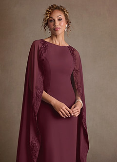 Azazie Artemisia 신부의 어머니 드레스 쉬스 레이스 쉬폰 플로어 길이 드레스 image6