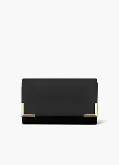 front Bolso tipo sobre con adornos de metal de Pu