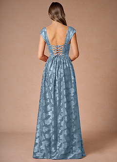 Maxi jurk Hazel Stoffig Blauw image2