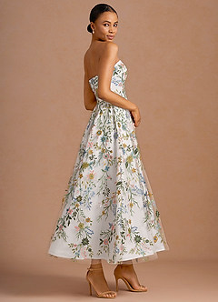 Evangeline White Maxi Dress image3