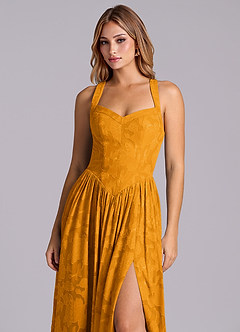 Azazie Francis Brudtärnklänningar Klä av A-Linje i Blommig Utbrändhet Korsett Knäck image7