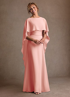 Azazie Marilla Abiti per la Madre della Sposa Abito A-Line in Chiffon Plissettato Rosetta image6