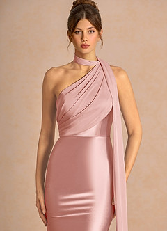 Giada Light Pink Midi Dress image5