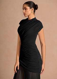 Maxi jurk Belmira Zwart image5