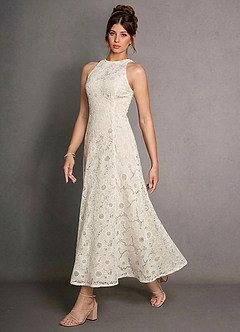 Selira Maxi Klänning Vit image4