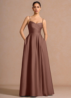 Maxi jurk Nancy Mokka Coco image3