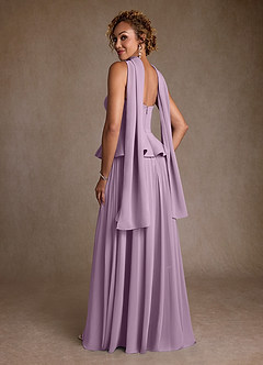 Azazie Josabeth Mother of the Bride Dresses Wisteria A-Line Pleated Chiffon Dress image6