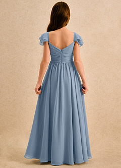 Azazie Meimei Girls Formal Flower Girl Klänningar Klä A-Line i Chiffong Plisserad image2