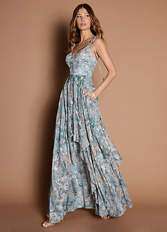 Harmony Powder Blue Maxi Dress image3