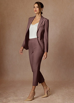 front Kennedy Expresso Blazer de performance à tissage raffiné