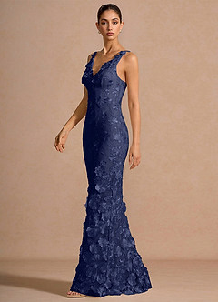 Cireth Dark Navy Maxi Dress image3