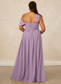 Christian Siriano Bridal for Azazie 1014 Bridesmaid Dresses Wisteria A-Line Off the Shoulder Chiffon Dress image17