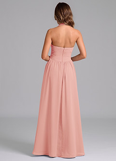 Azazie Darlyn Jurken voor bruidsmeisjes Jurk van Chiffon met A-Lijn Geplooid Rozet image2