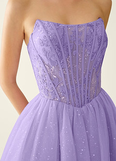 Florisse Purper Mini-jurk image7