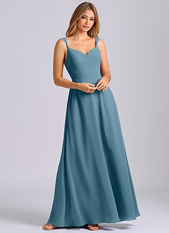 Azazie Beatrice Bridesmaid Dresses Bermuda A-Line Sweetheart Neckline Chiffon Dress image4