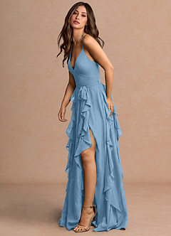 Robe Maxi Acier Bleuté Alouette image5