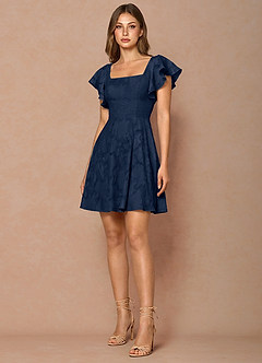 Anna Navy Mini Dress image3