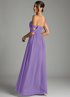 Azazie Kassandra Bridesmaid Dresses Tahiti A-Line Off the Shoulder Chiffon Dress image6