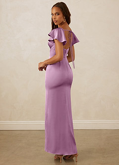 Christian Siriano Bridal for Azazie 1005 Brautjungfernkleider Etui Herzausschnitt Stretch-Satin Kleid Blauregen image8